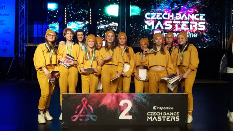 2. místo TŠ Atak, Mistrovství J.Čech, 3.liga JVK malá formace, choreo Love it, 23.3.2019, Č. BUdějovice