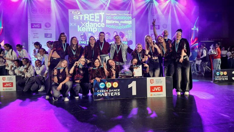 1. místo TŠ Atak, 2.liga street formace HVK, choreo Femina, RK JČ Czech Dance Masters, 30.3.2025 Č. Budějovice