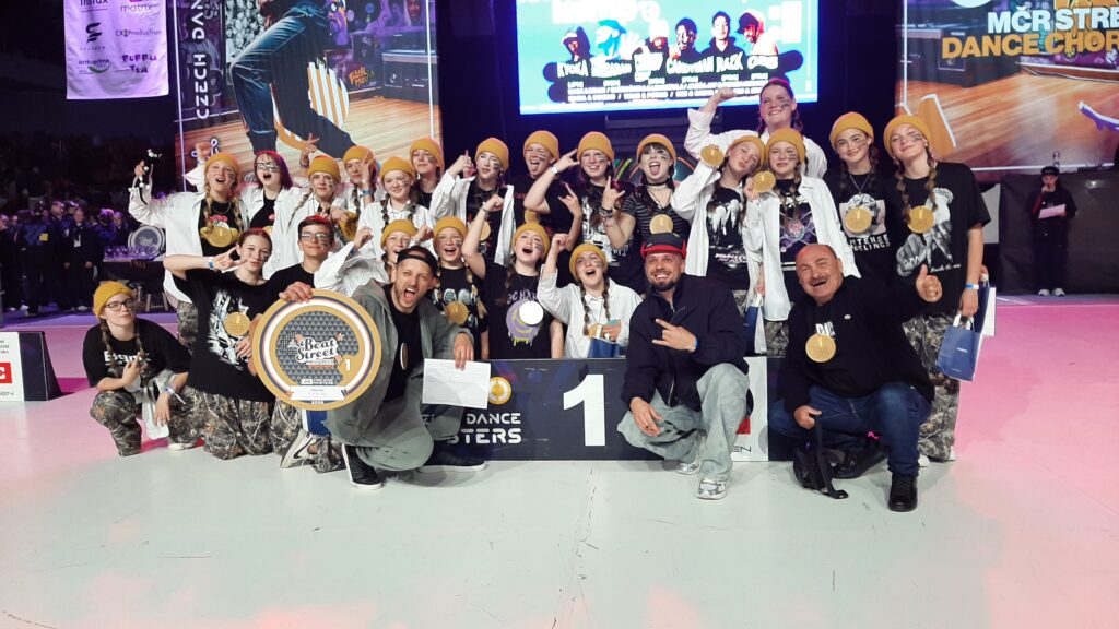 1.místo, TŠ Atak, III. liga street formace junioři, choreografie Dobroty, MČR BeatStreet 16.5.2025, Brno